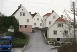 Gamle Skudeneshavn. Våren 1988. Gatemotiv - Fargebilder (dias)