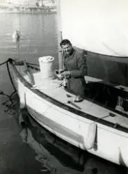 Fotografi ur Detlow von Brauns album. Detlow von Braun i seg