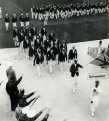 Fotografi ur Detlow von Brauns album. Svenska deligationen v