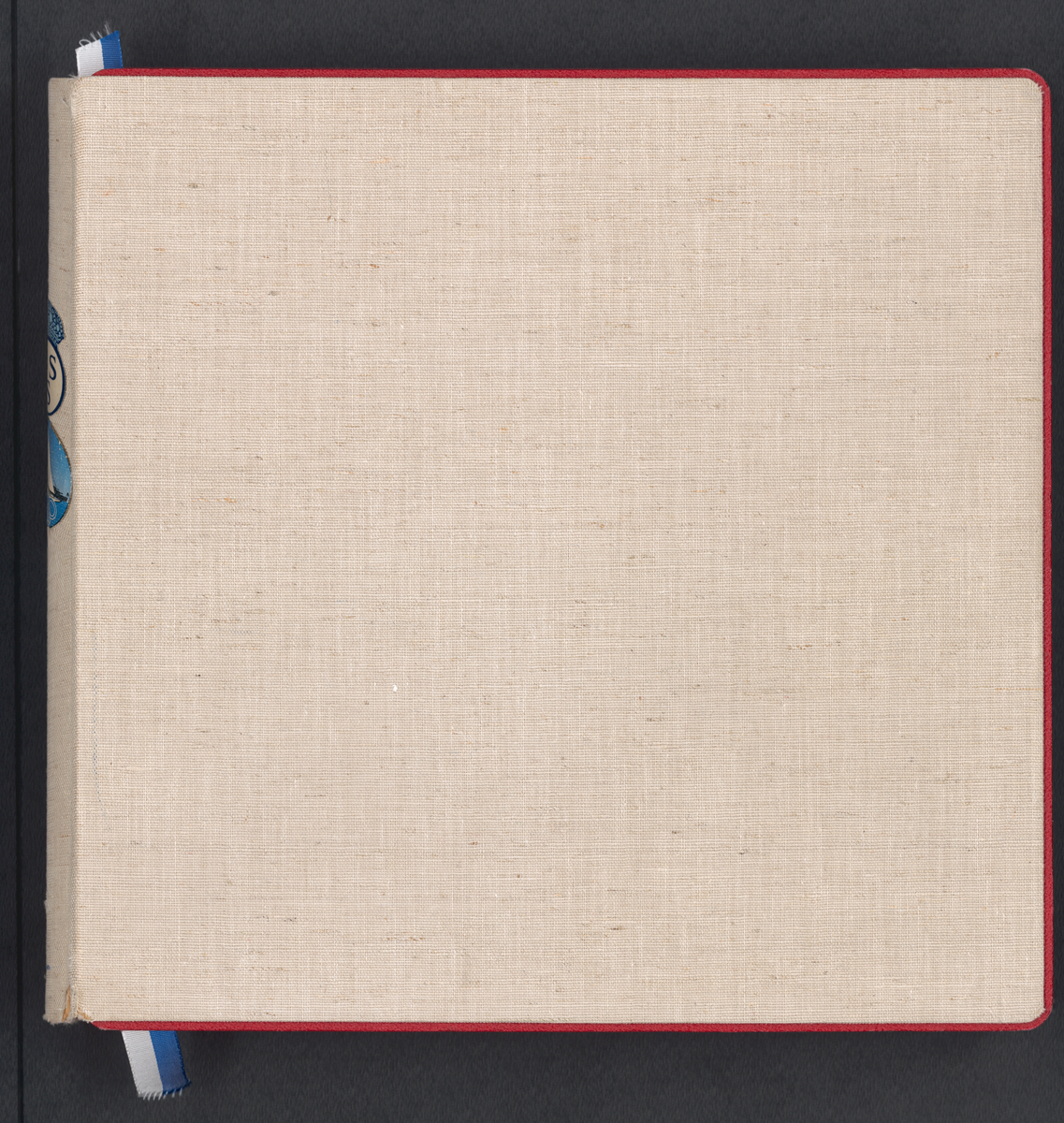 Detlow von Brauns fotoalbum. Omslaget.