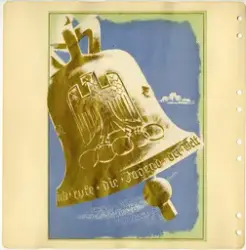 Sida ur Detlow von Brauns fotoalbum. Affisch från olympiaden