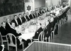 Fotografi ur Detlow von Brauns album. Segelklubbens 75-årsju