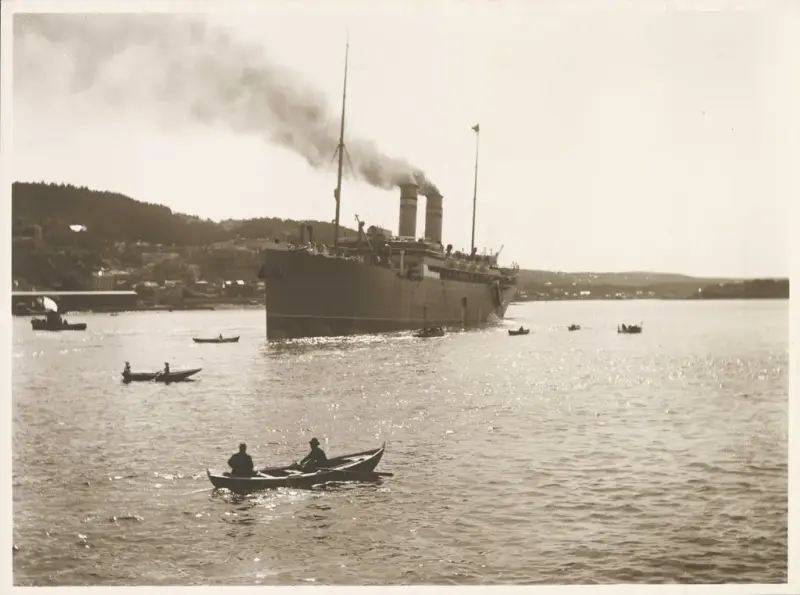 Kristianiafjor på veg til Amerika