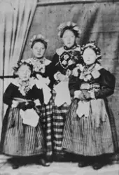 Fire brudepiker, Røros 1869