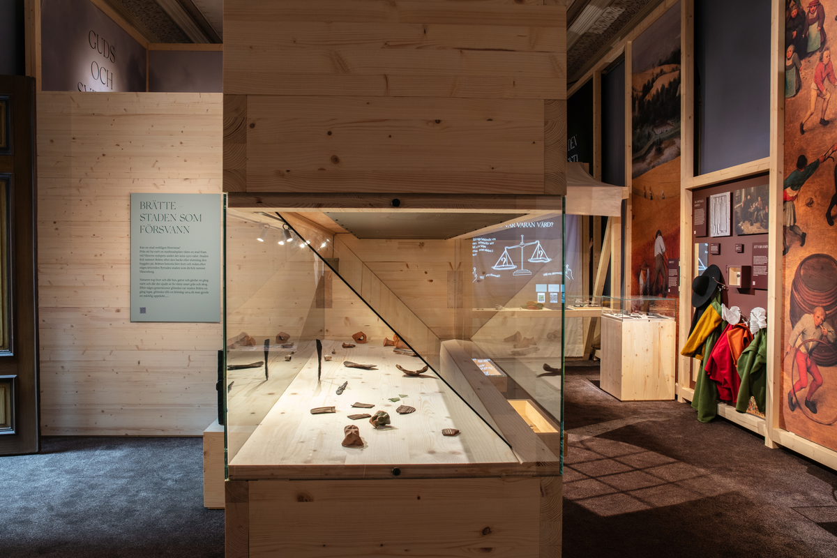 Vänersborgs museum. Utställningen Brätte - staden som försvann
