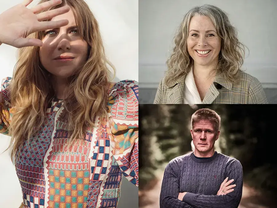 Bilde av Ingebjørg Bratland, Gunnhild Øyehaug og Tore Kvæven