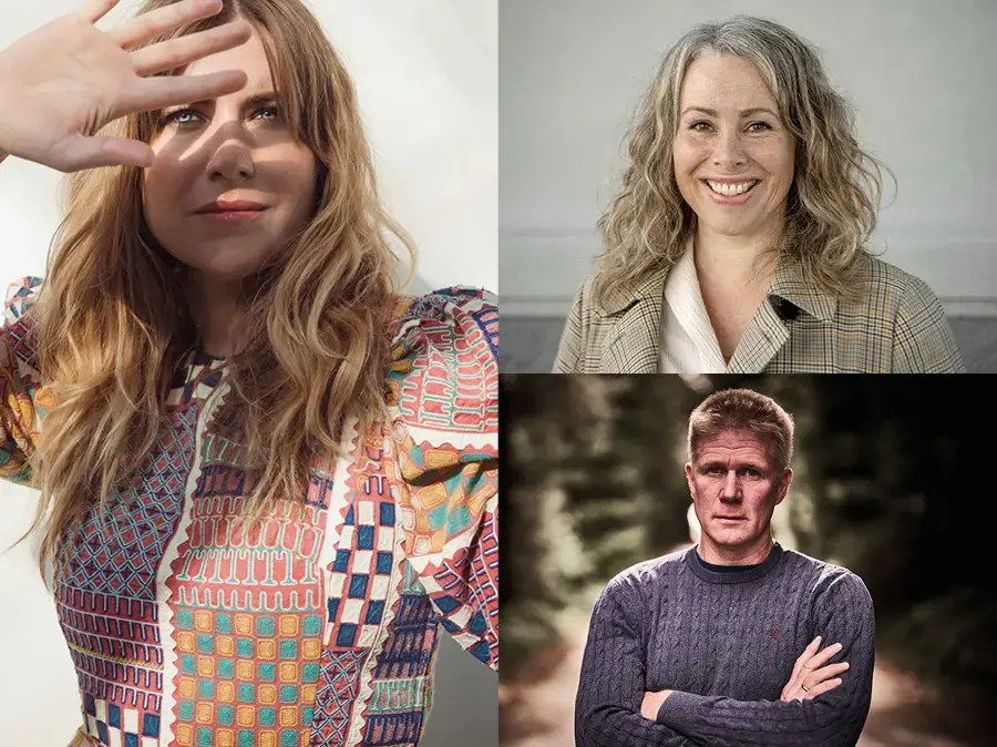 Bilde av Ingebjørg Bratland, Gunnhild Øyehaug og Tore Kvæven