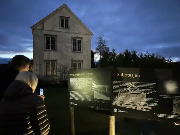 Fra utstillingen "I sporet av krigsfanger" på Fannrem prestegård