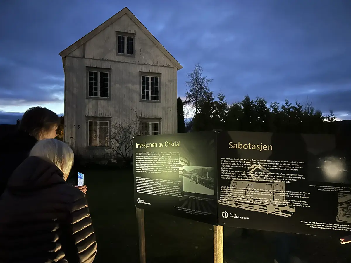 Fra utstillingen "I sporet av krigsfanger" på Fannrem prestegård