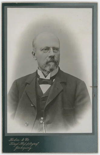 Porträtt på Ingenjör och uppfinnare Alexander Lagerman Född 11 februari år 1836 