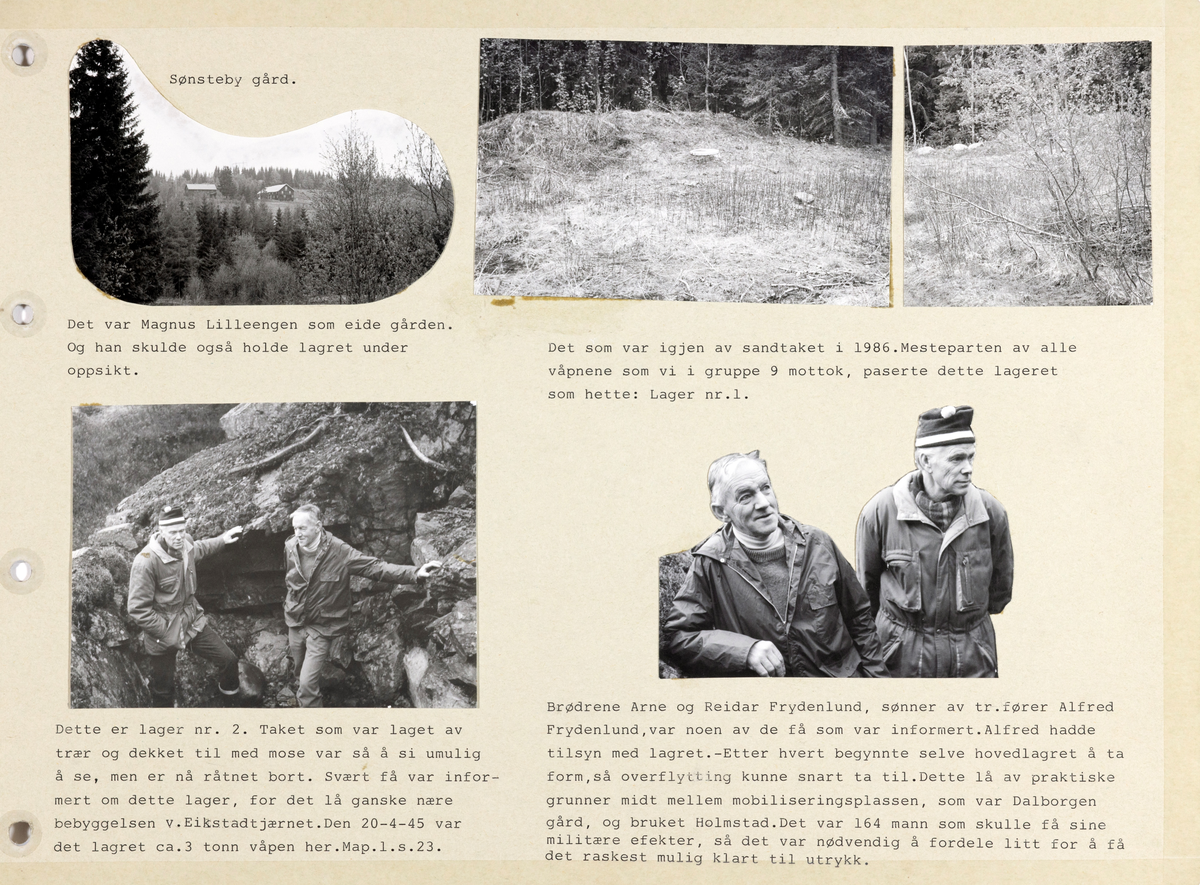 Sider i Album2 fra Frank Christensensens samling av foto fra andre verdenskrig, frigjøringen og tiden etter.