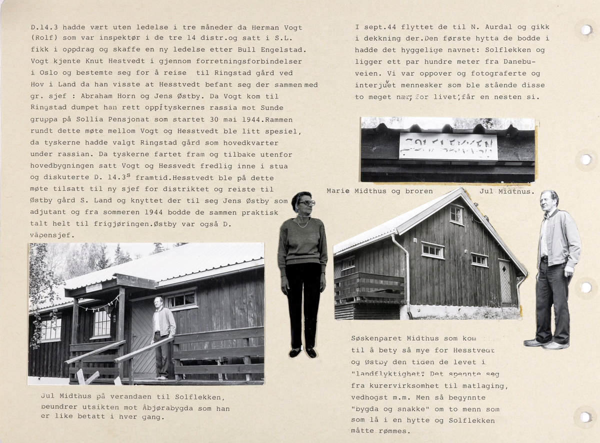 Sider i Album2 fra Frank Christensensens samling av foto fra andre verdenskrig, frigjøringen og tiden etter.