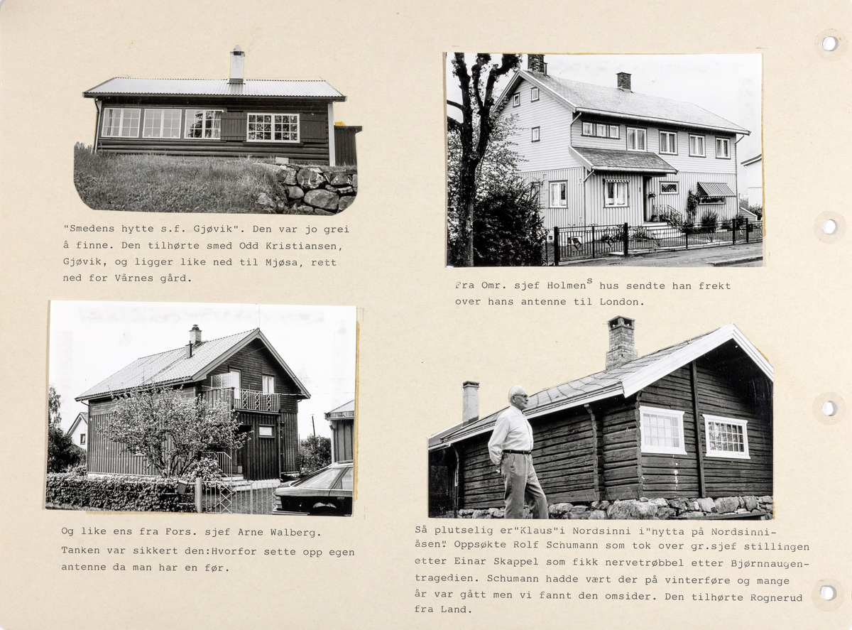 Sider i Album2 fra Frank Christensensens samling av foto fra andre verdenskrig, frigjøringen og tiden etter.
