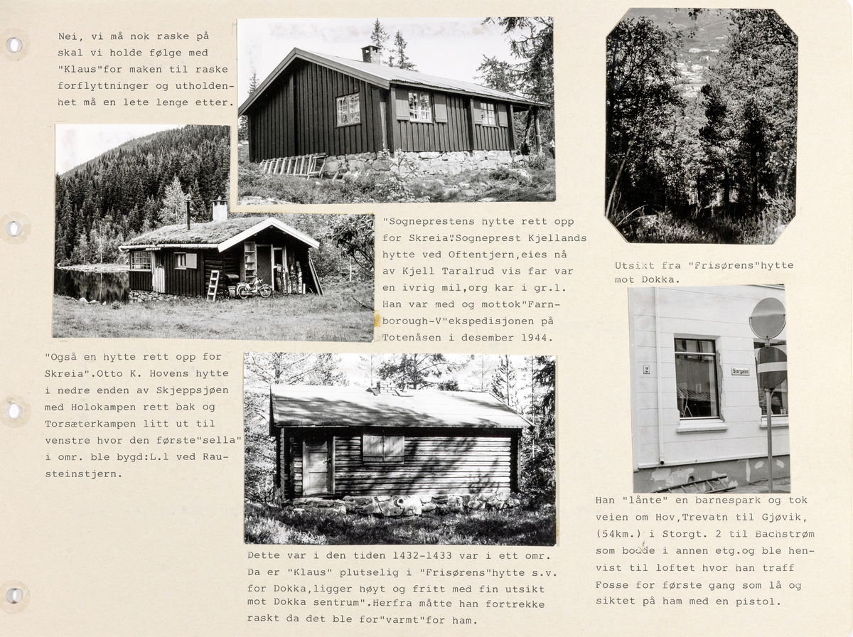 Sider i Album2 fra Frank Christensensens samling av foto fra andre verdenskrig, frigjøringen og tiden etter.