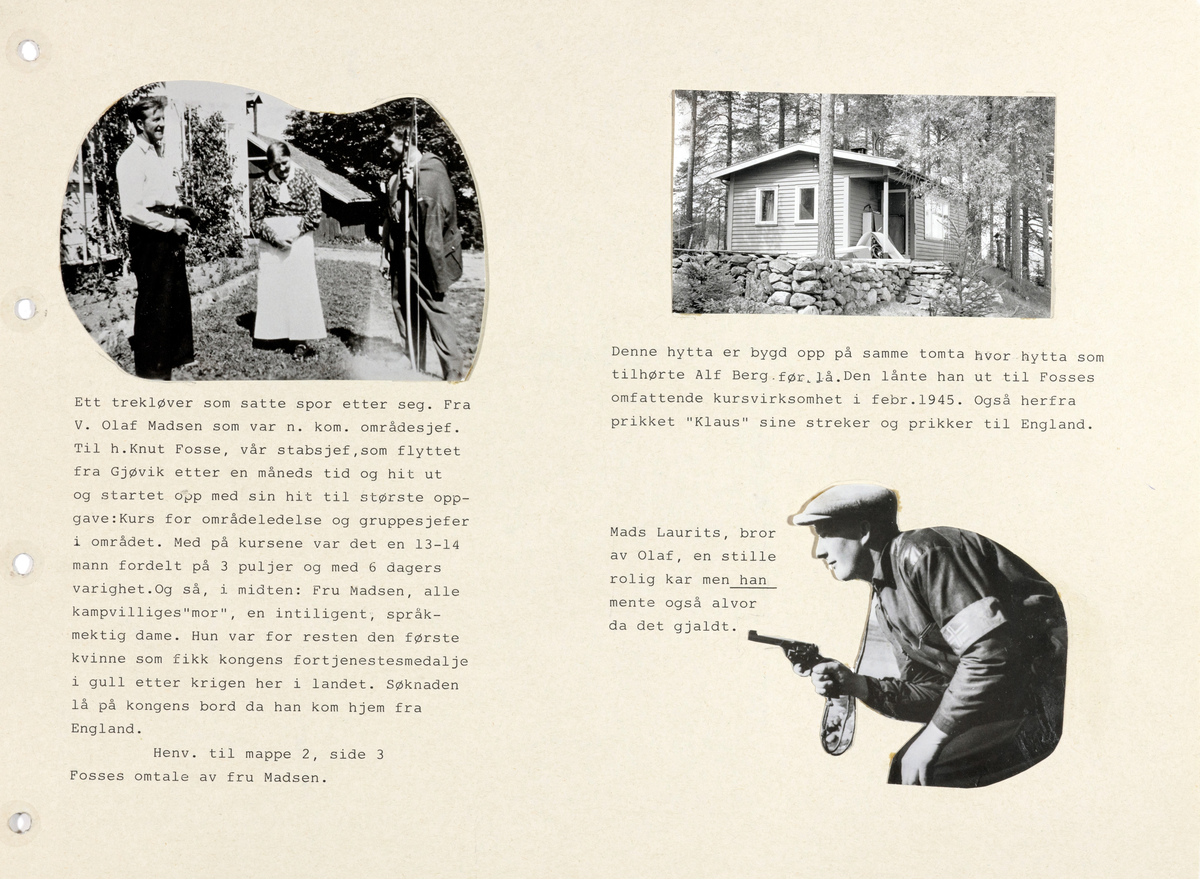 Sider i Album2 fra Frank Christensensens samling av foto fra andre verdenskrig, frigjøringen og tiden etter.