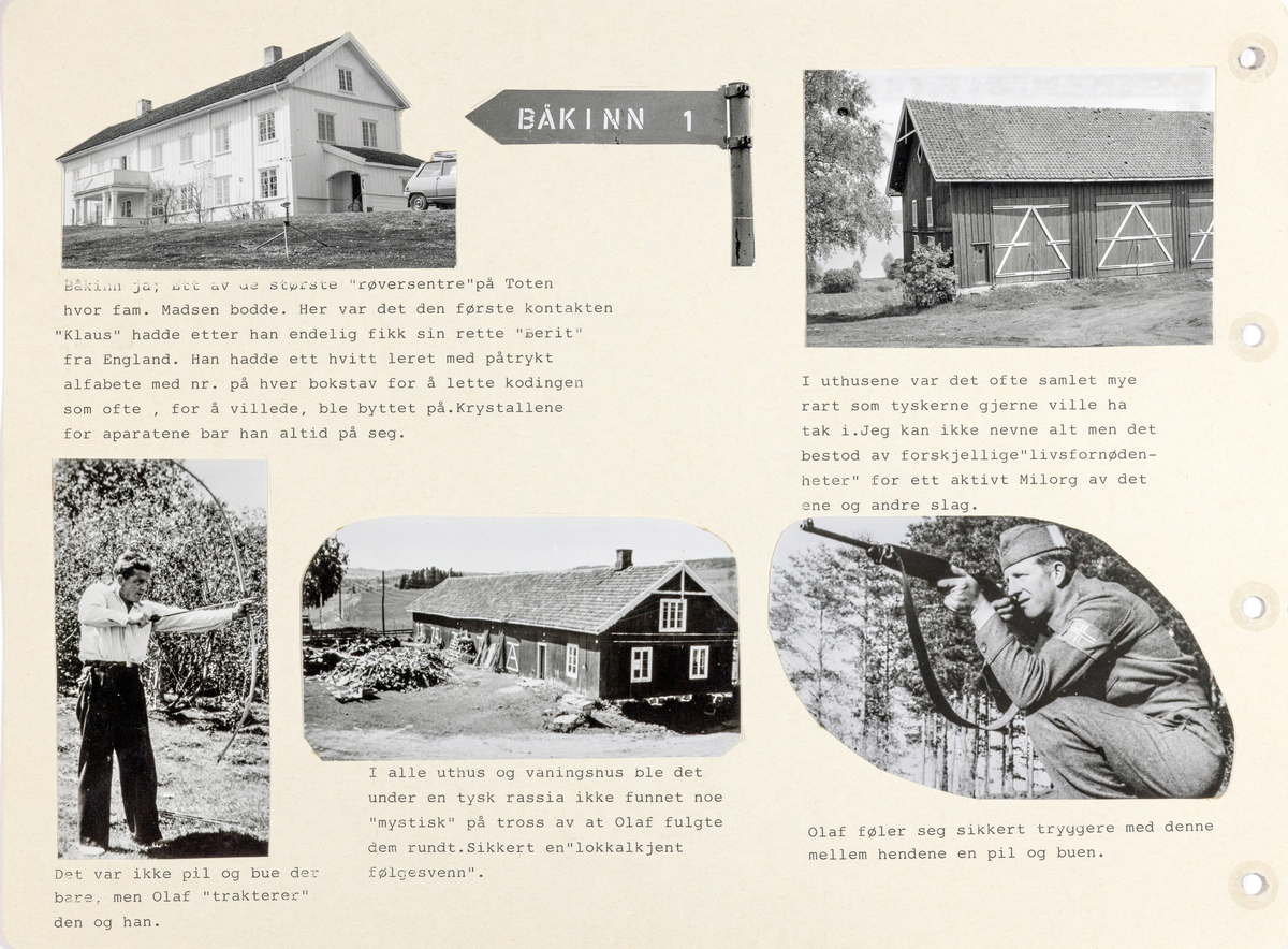 Sider i Album2 fra Frank Christensensens samling av foto fra andre verdenskrig, frigjøringen og tiden etter.