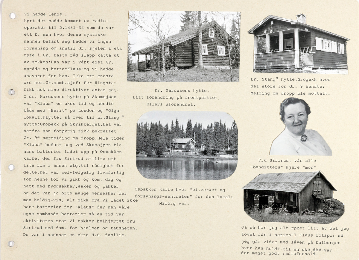 Sider i Album2 fra Frank Christensensens samling av foto fra andre verdenskrig, frigjøringen og tiden etter.