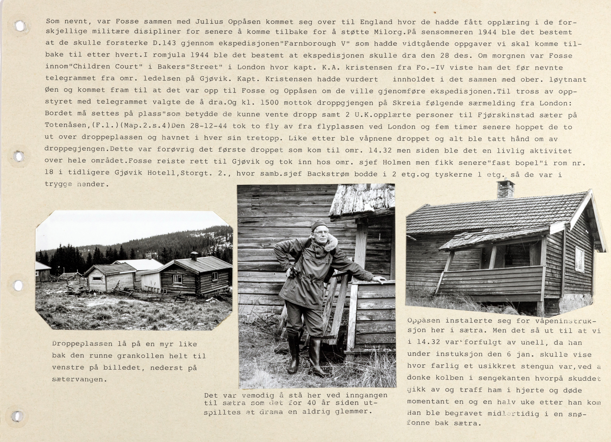 Sider i Album2 fra Frank Christensensens samling av foto fra andre verdenskrig, frigjøringen og tiden etter.