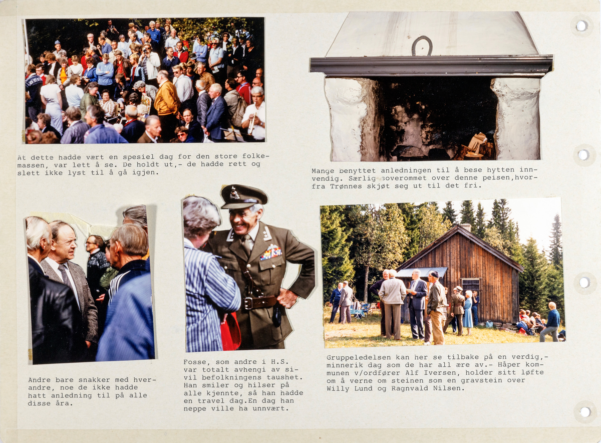Sider i Album2 fra Frank Christensensens samling av foto fra andre verdenskrig, frigjøringen og tiden etter.