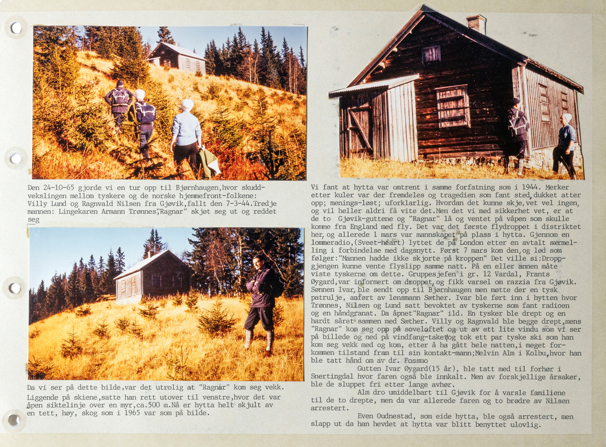 Sider i Album2 fra Frank Christensensens samling av foto fra andre verdenskrig, frigjøringen og tiden etter.