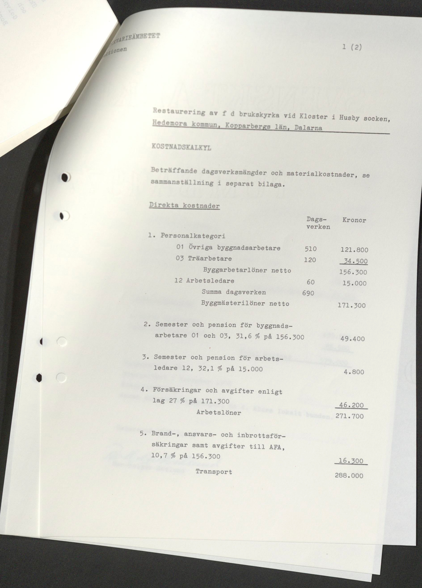 ’Restaurering av Gudsberga klosterruin’ år 1978, av RAÄ Vårdsektion. 

Materialet är en kopia ifrån Riksantikvarieämbetets antikvariskt topografiska arkiv
