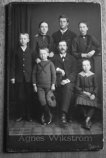 Porträtt på familjen Adolf Henrik Kusoffsky , Piteå