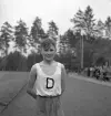 Folkskolans tävlingar, 1944.
En av de tävlande.