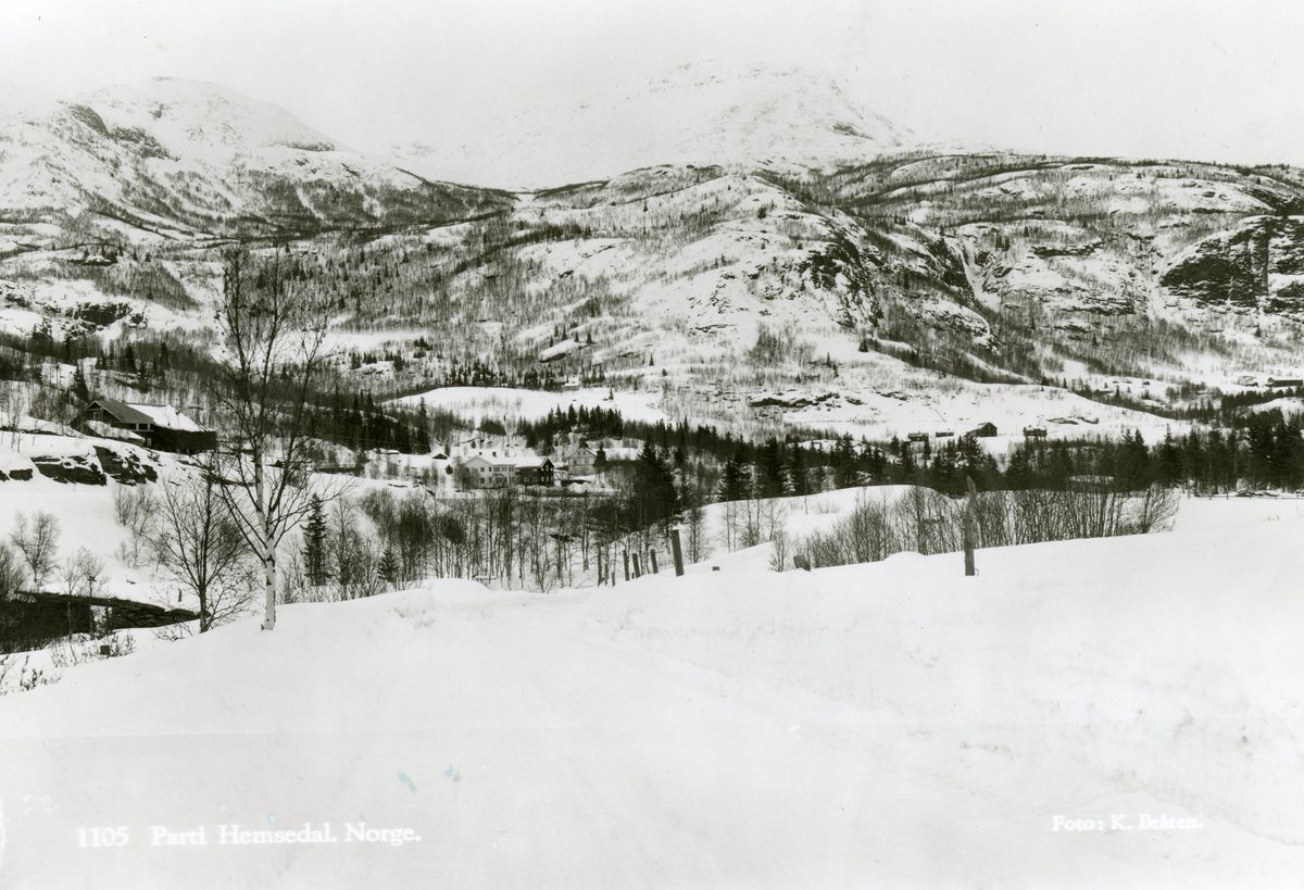 Postkort
Parti fra Hemsedal vinter