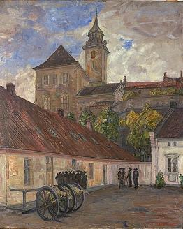 Fra Akershus [Maleri]