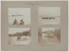 Gardespionjärer i Berlin, 1893. Aktiviteter vid vatten med båtar.
