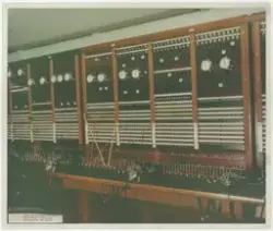 Telefonstation typ SM, växelbord typ SM. Ca 1940-tal.