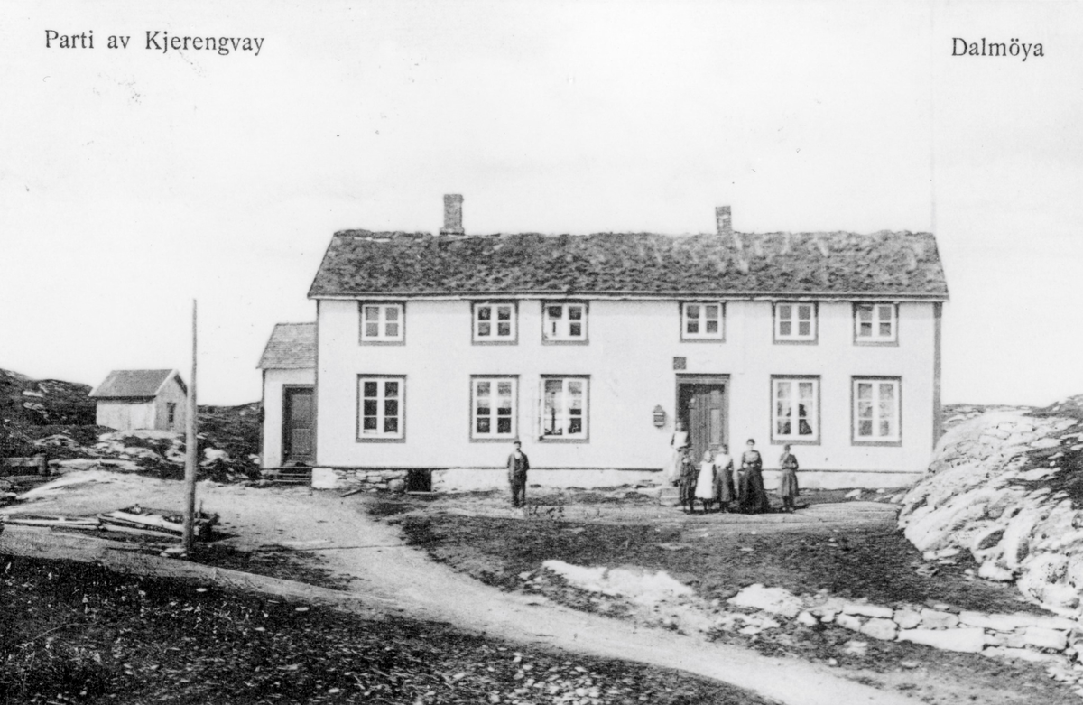 Parti fra Kjerringvåg på Dolmøy, Hitra ca. 1916
