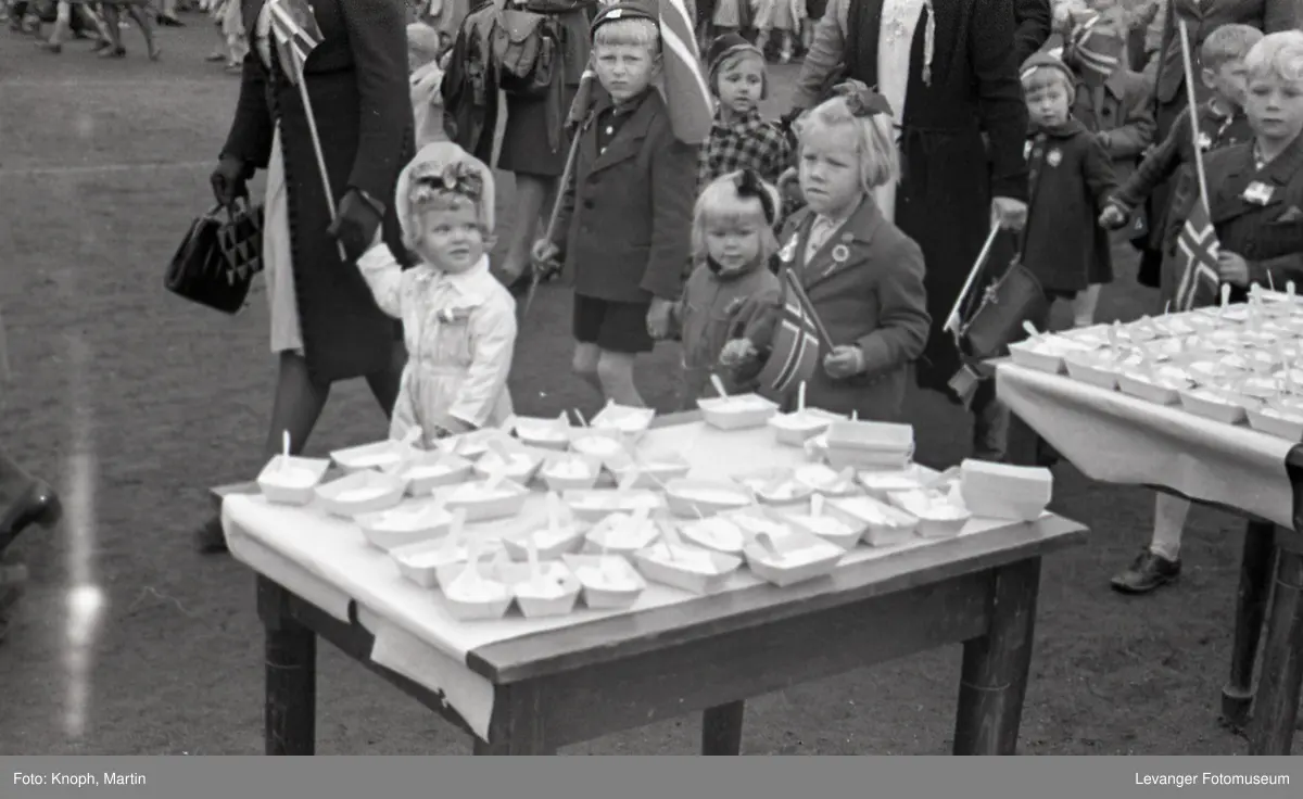 Markering av Danskehjelpen under fredsdagene i Oslo 1945.