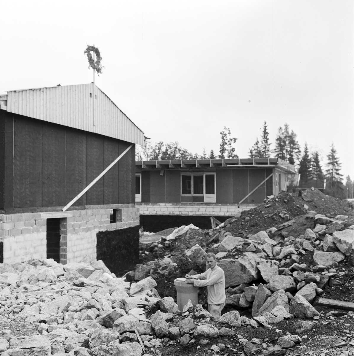 Egnahemsbygge i Söderfors, Uppland 1970