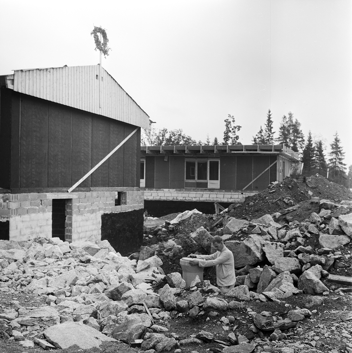 Egnahemsbygge i Söderfors, Uppland 1970