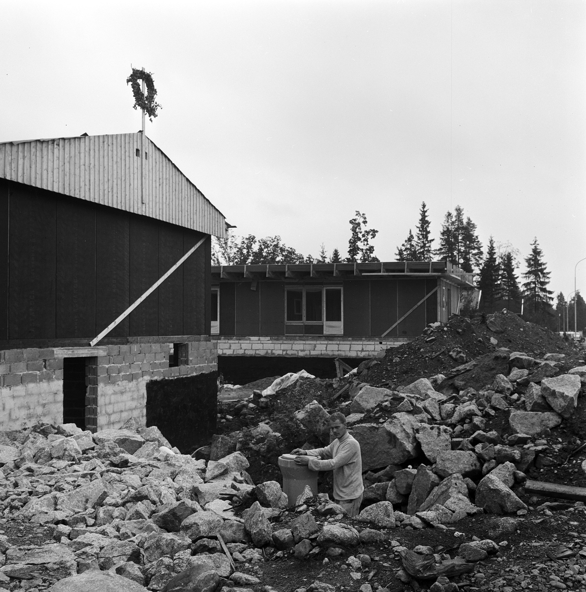 Egnahemsbygge i Söderfors, Uppland 1970