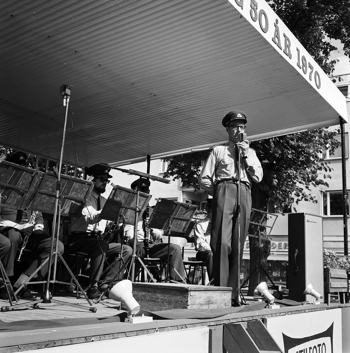 Esplanadkonsert, 50-årsjubileum i Tierp, Uppland 1970