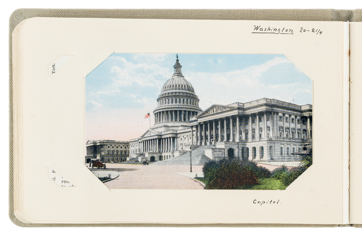 Bilden visar Capitol byggnad i Washington.