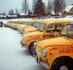 Fotballgruppa i Ottestad Idrettslag kjøpte på slutten av 1970-tallet inn 20 stk gamle Fiat 600 biler. Bilene fikk lagets farger, Gul og sort. Og ble påført reklame til inntekt for fotballgruppa. OIL.
