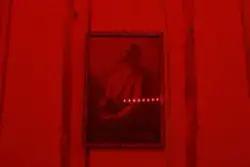 Neon Jesus fra serien Blood conversations [Fotografi]