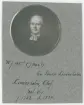 Porträtt på Olof Linderholm Teol. Doktor född år 1762 och död år 1834.