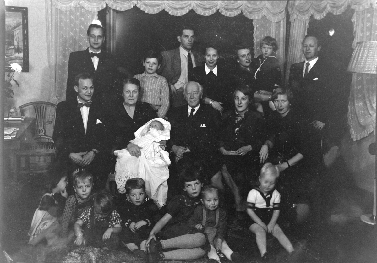 Karl Magnus Hanssen med familie