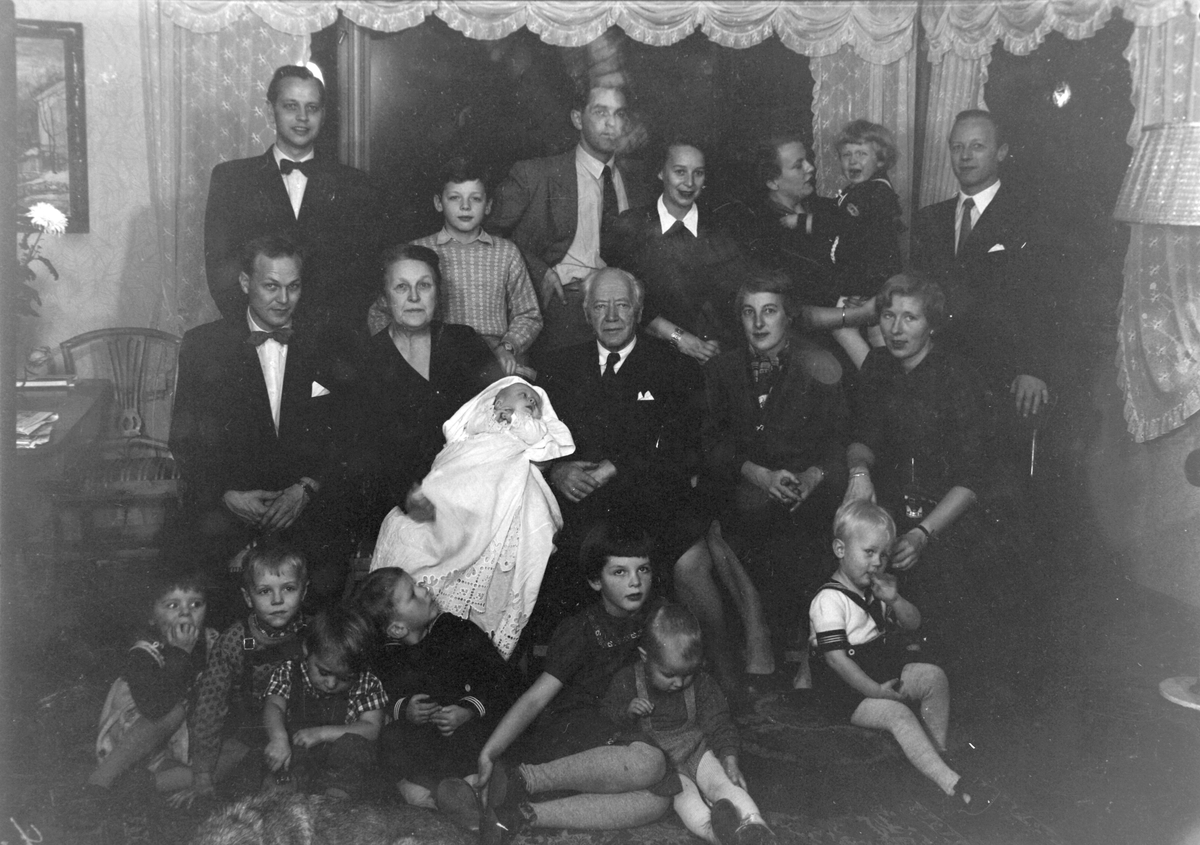 Karl Magnus Hanssen med familie