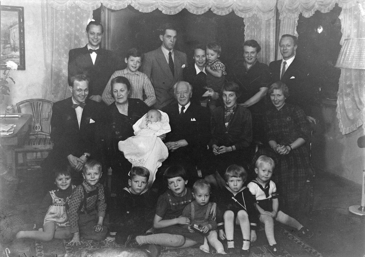 Karl Magnus Hanssen med familie