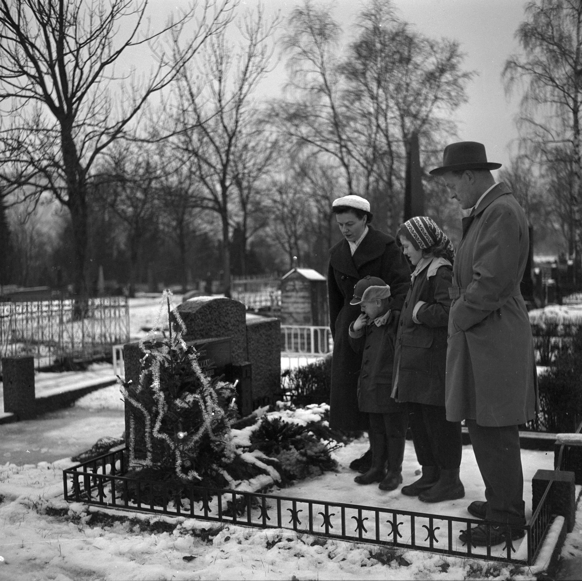 Julaften på Tilfredshet gravlund