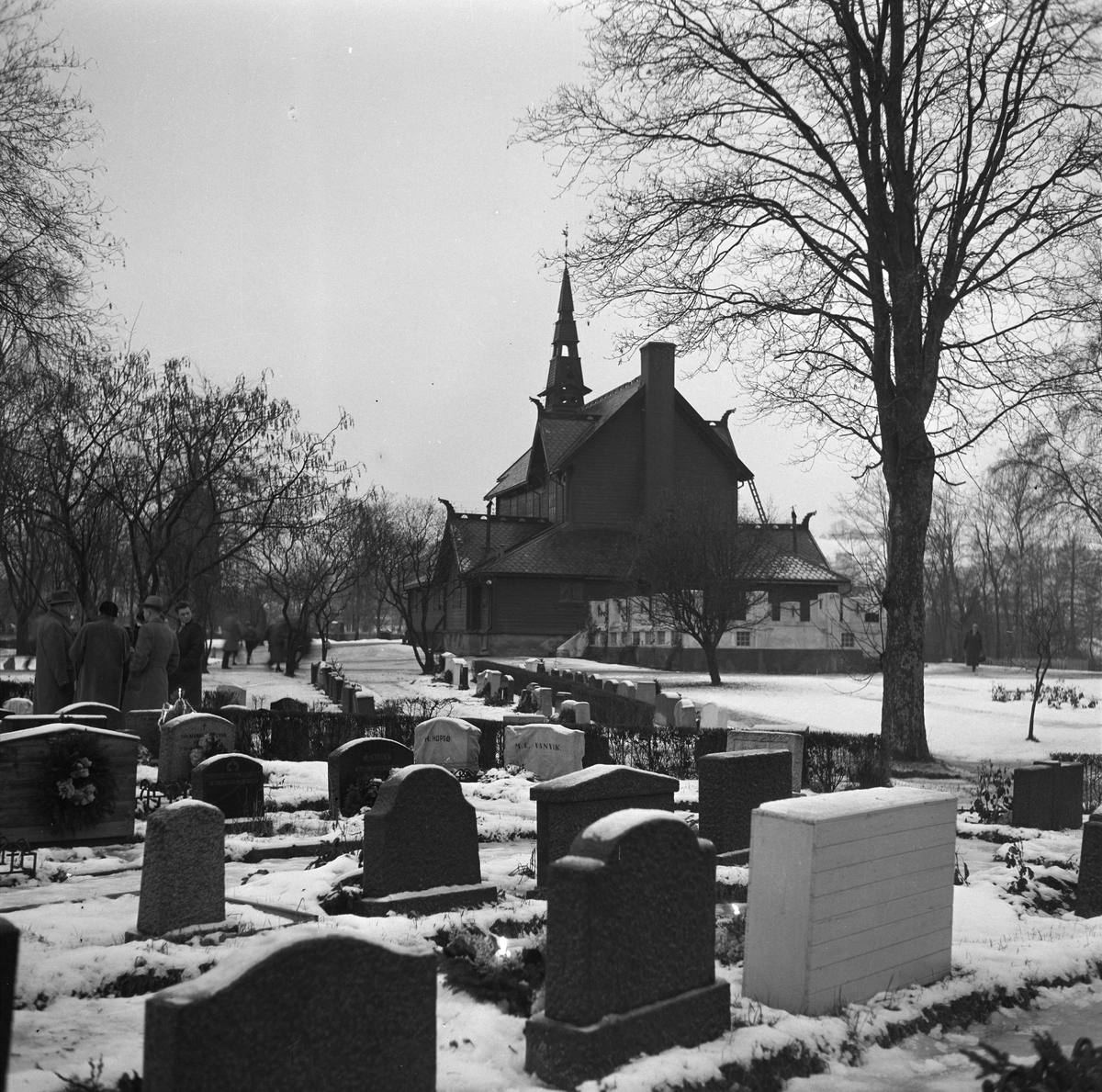Julaften på Tilfredshet gravlund