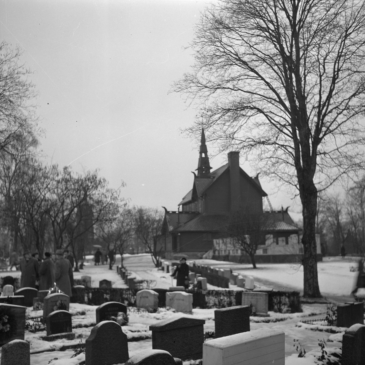 Julaften på Tilfredshet gravlund