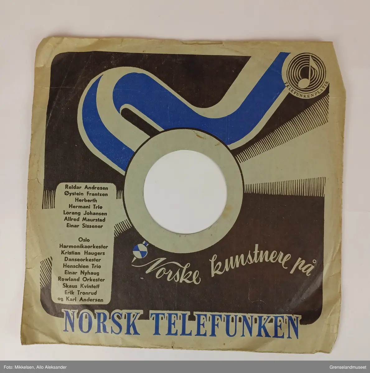 Plate: Columbia overskrift og illustrasjon. 
           Magic Notes logoen som er en note.
