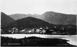 Stokmarknes, sett fra Børøya