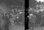 Hantverkstävling på Rotundan den 2 april 1950.
